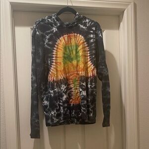 Tie-Dye Long Sleeve Hoodie
